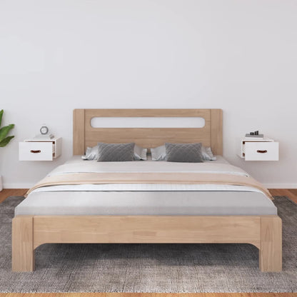 vidaXL Wall-mounted Bedside Cabinets 2 pcs White 40x29.5x22 cm