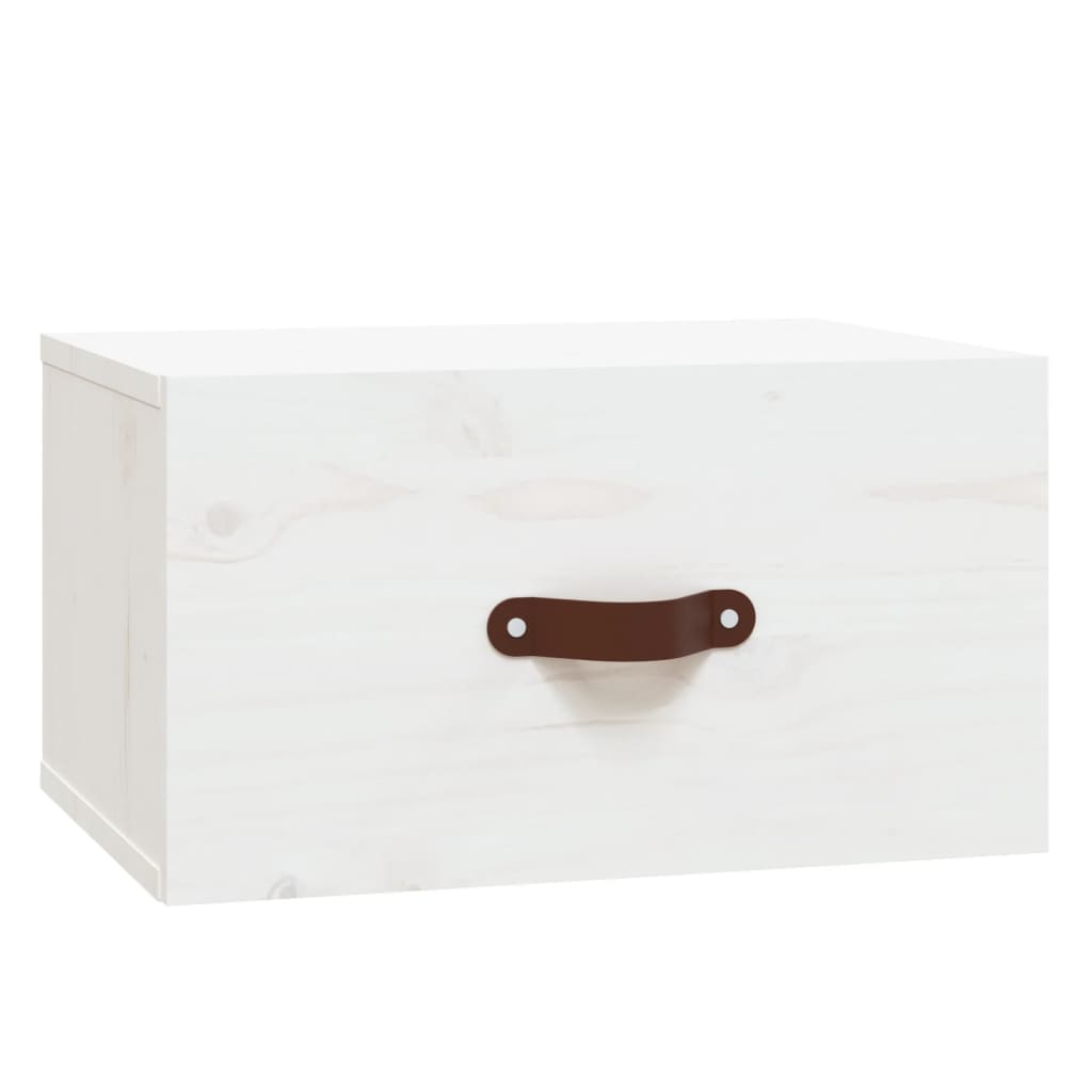 vidaXL Wall-mounted Bedside Cabinets 2 pcs White 40x29.5x22 cm