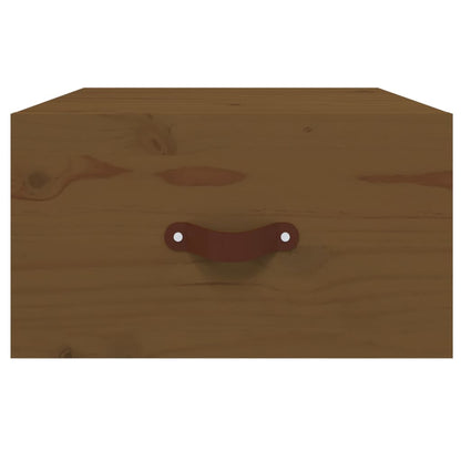 vidaXL Wall-mounted Bedside Cabinets 2 pcs Honey Brown 40x29.5x22 cm