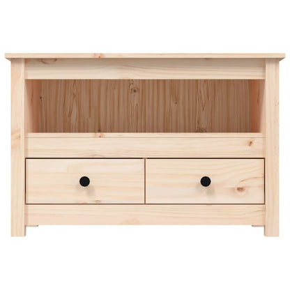 vidaXL TV Cabinet 79x35x52 cm Solid Wood Pine