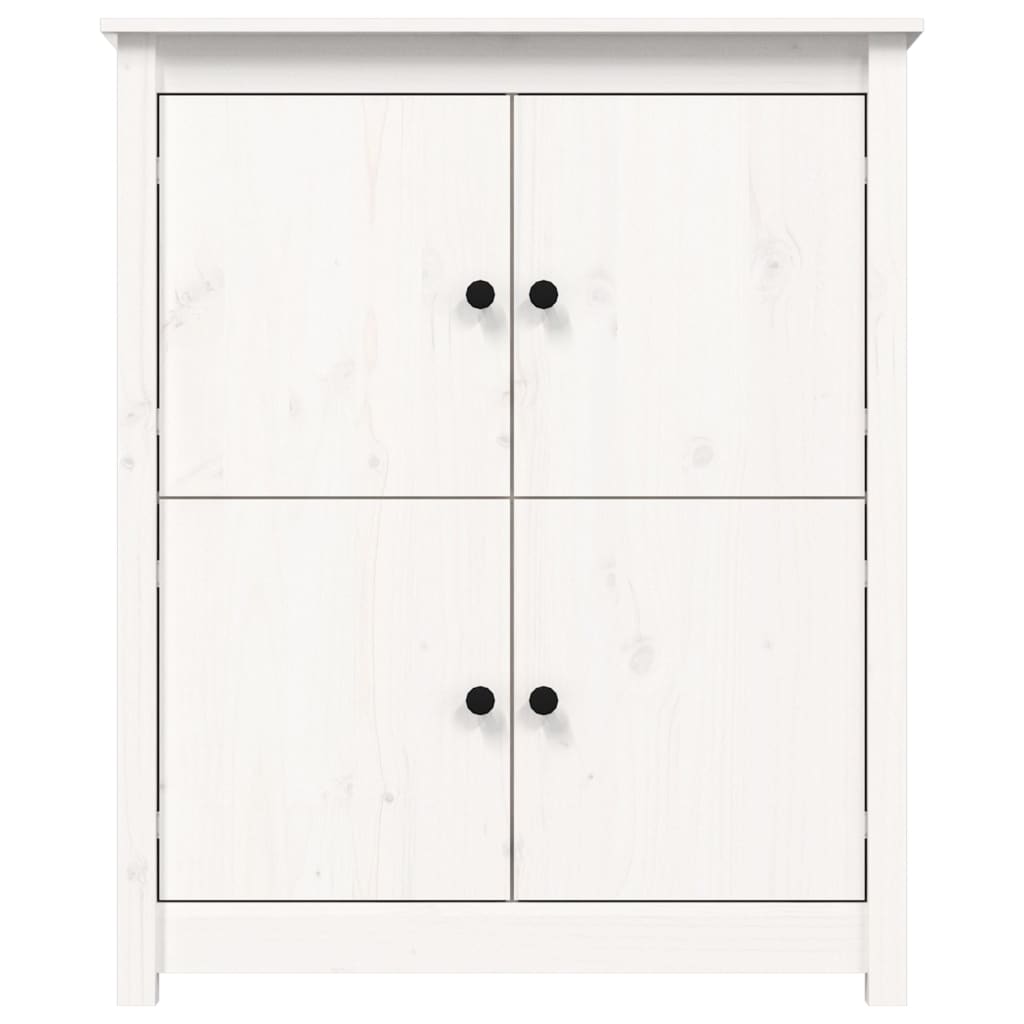 vidaXL Sideboard White 83x41.5x100 cm Solid Wood Pine