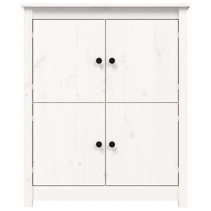 vidaXL Sideboard White 83x41.5x100 cm Solid Wood Pine