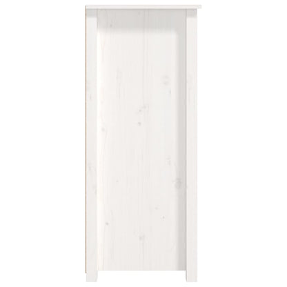 vidaXL Sideboard White 83x41.5x100 cm Solid Wood Pine