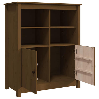 vidaXL Sideboard Honey Brown 83x41.5x100 cm Solid Wood Pine