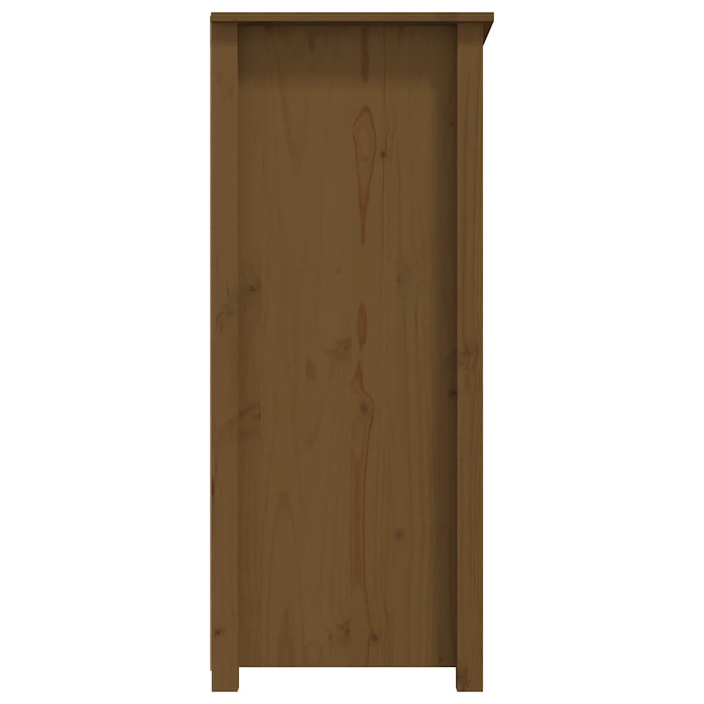 vidaXL Sideboard Honey Brown 83x41.5x100 cm Solid Wood Pine