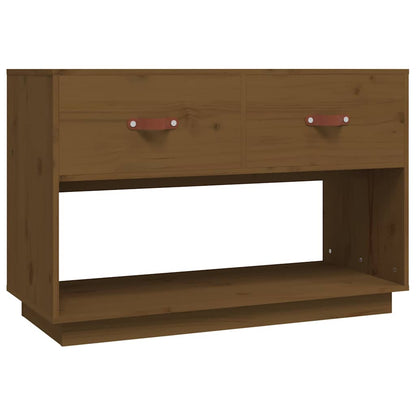 vidaXL TV Cabinet Honey Brown 90x40x60 cm Solid Wood Pine