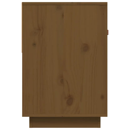 vidaXL TV Cabinet Honey Brown 90x40x60 cm Solid Wood Pine