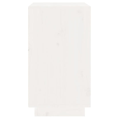 vidaXL Wine Cabinet White 55.5x34x61 cm Solid Wood Pine