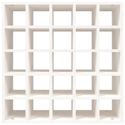 vidaXL Wine Cabinet White 56x25x56 cm Solid Wood Pine