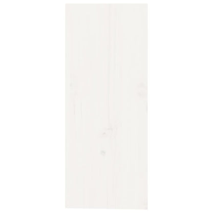 vidaXL Wine Cabinet White 62x25x62 cm Solid Wood Pine