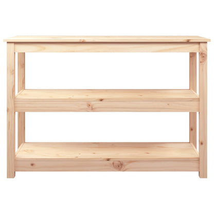 vidaXL Console Table 110x40x74 cm Solid Wood Pine