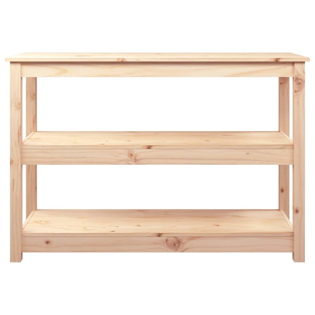 vidaXL Console Table 110x40x74 cm Solid Wood Pine