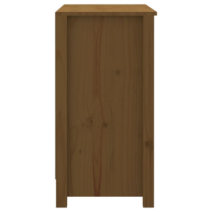 vidaXL Book Cabinet Honey Brown 80x35x68 cm Solid Wood Pine