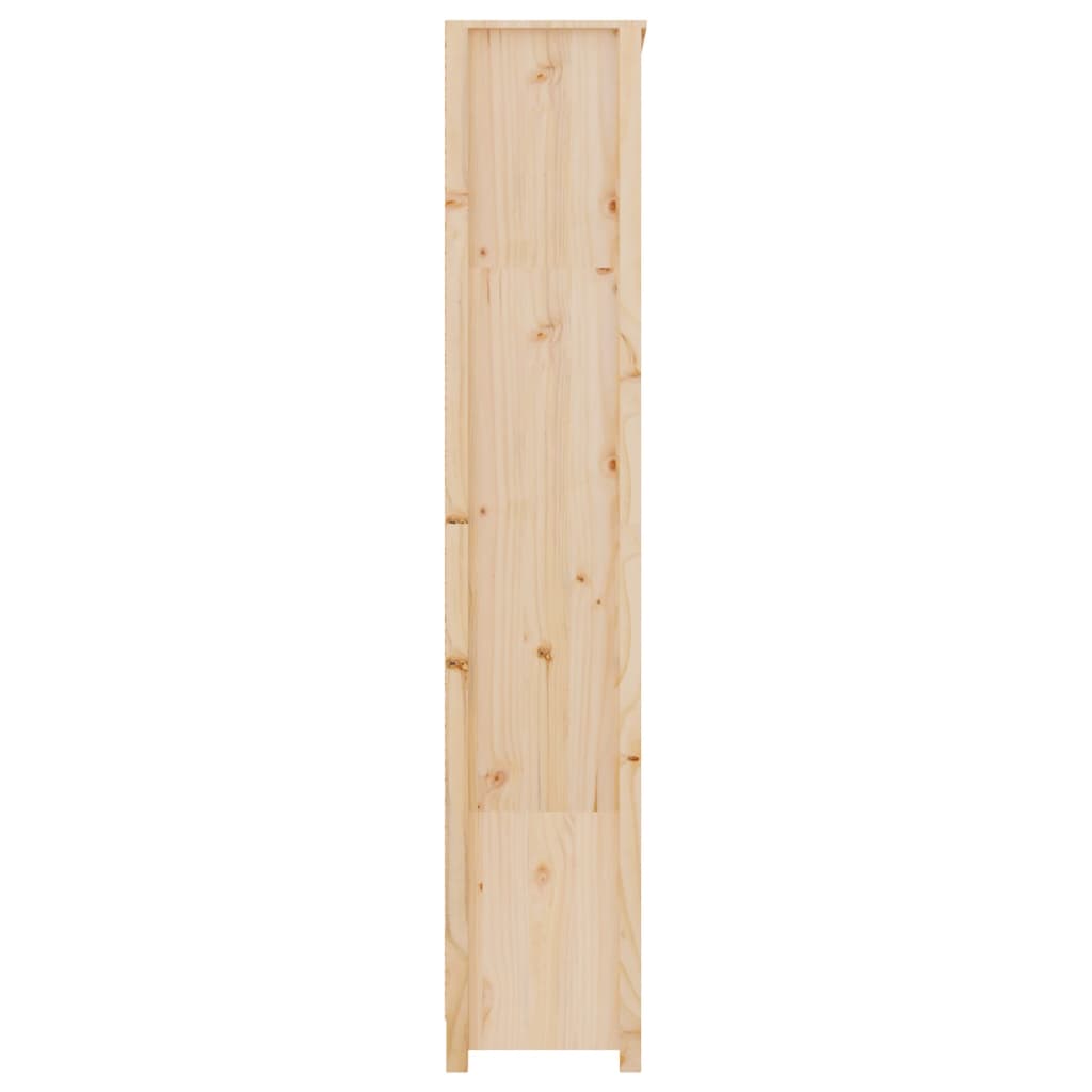vidaXL Book Cabinet 80x35x183 cm Solid Wood Pine