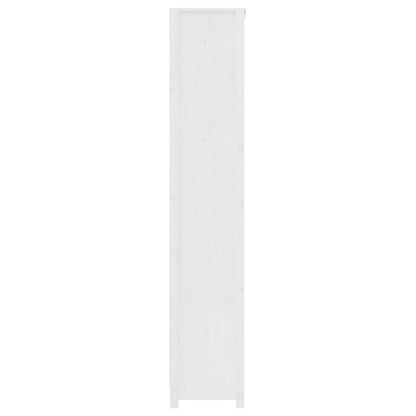 vidaXL Book Cabinet White 80x35x183 cm Solid Wood Pine