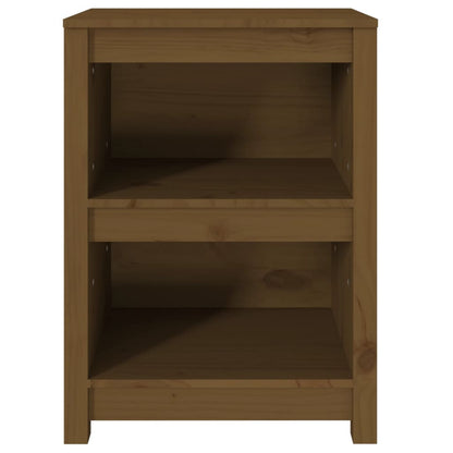 vidaXL Book Cabinet Honey Brown 50x35x68 cm Solid Wood Pine