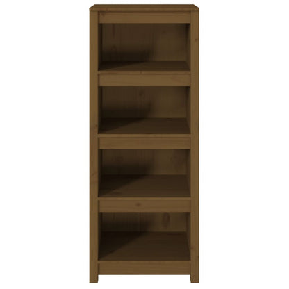 vidaXL Book Cabinet Honey Brown 50x35x125.5 cm Solid Wood Pine