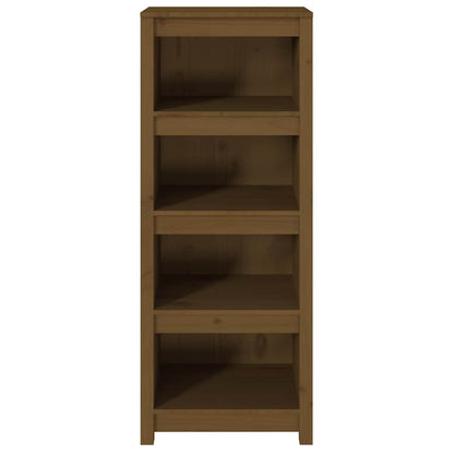 vidaXL Book Cabinet Honey Brown 50x35x125,5 cm Solid Wood Pine