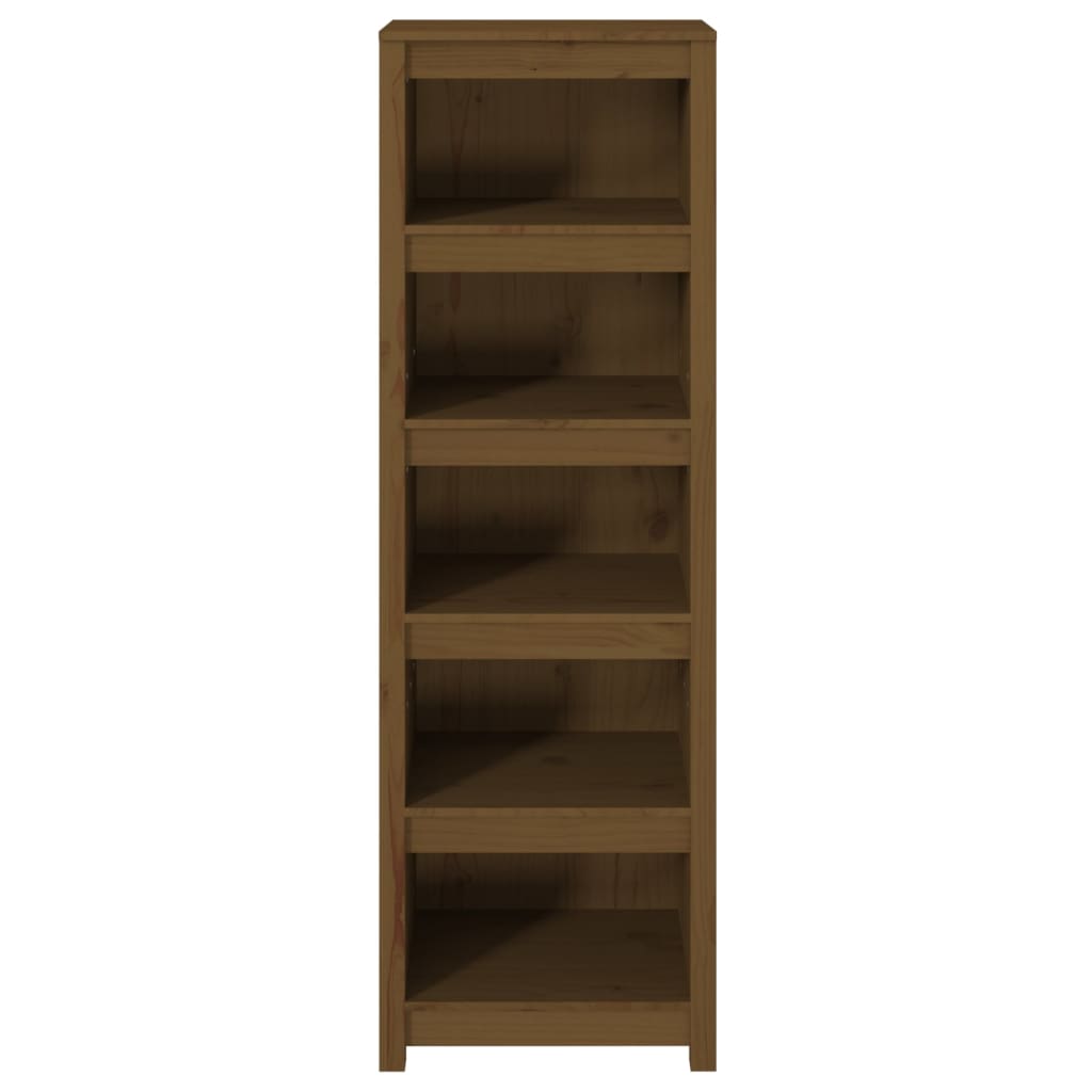 vidaXL Book Cabinet Honey Brown 50x35x154 cm Solid Wood Pine