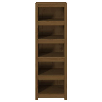 vidaXL Book Cabinet Honey Brown 50x35x154 cm Solid Wood Pine
