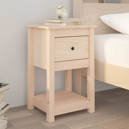 vidaXL Bedside Cabinets 2 pcs 40x35x61,5 cm Solid Wood Pine
