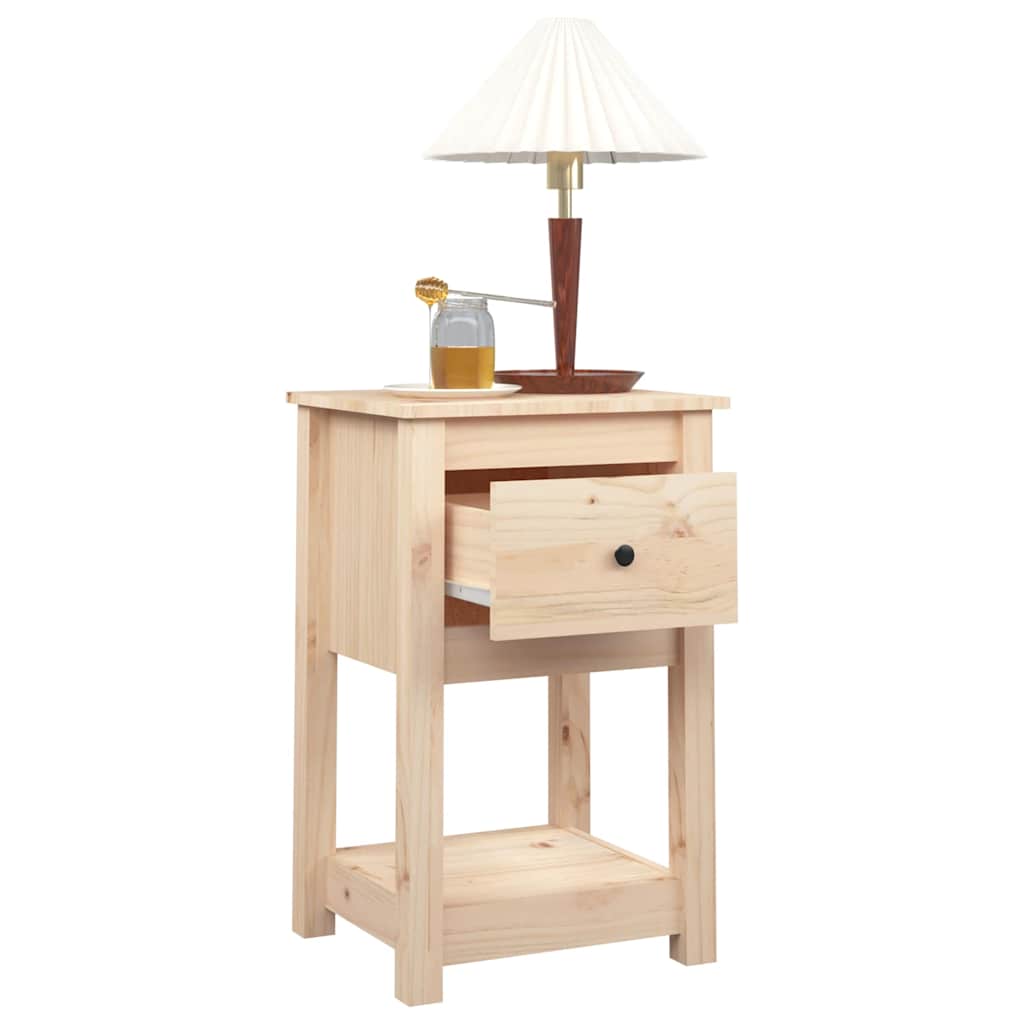 vidaXL Bedside Cabinets 2 pcs 40x35x61,5 cm Solid Wood Pine