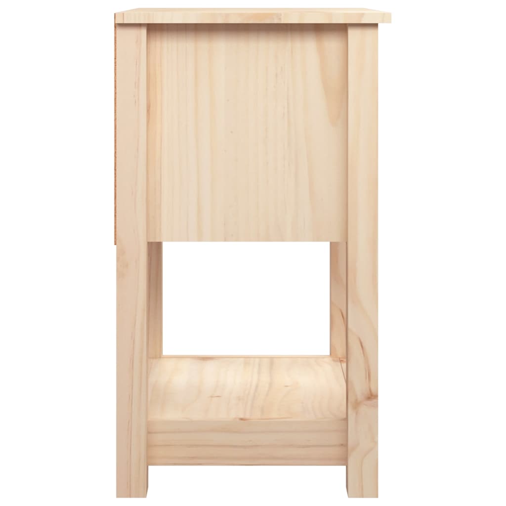 vidaXL Bedside Cabinets 2 pcs 40x35x61,5 cm Solid Wood Pine