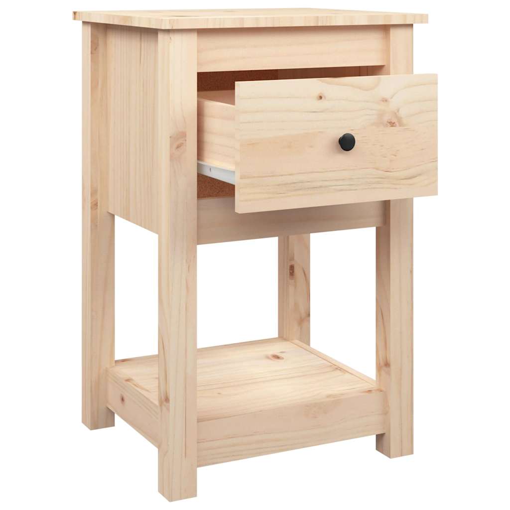 vidaXL Bedside Cabinets 2 pcs 40x35x61,5 cm Solid Wood Pine