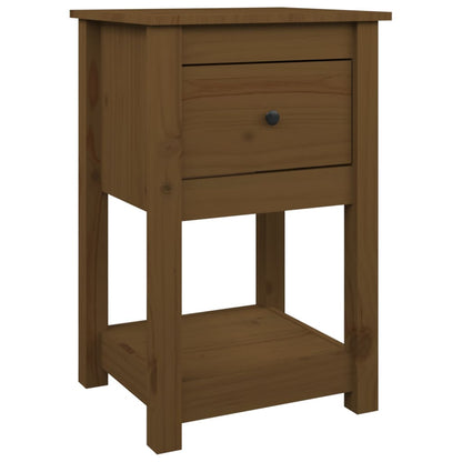 vidaXL Bedside Cabinets 2 pcs Honey Brown 40x35x61.5cm Solid Wood Pine