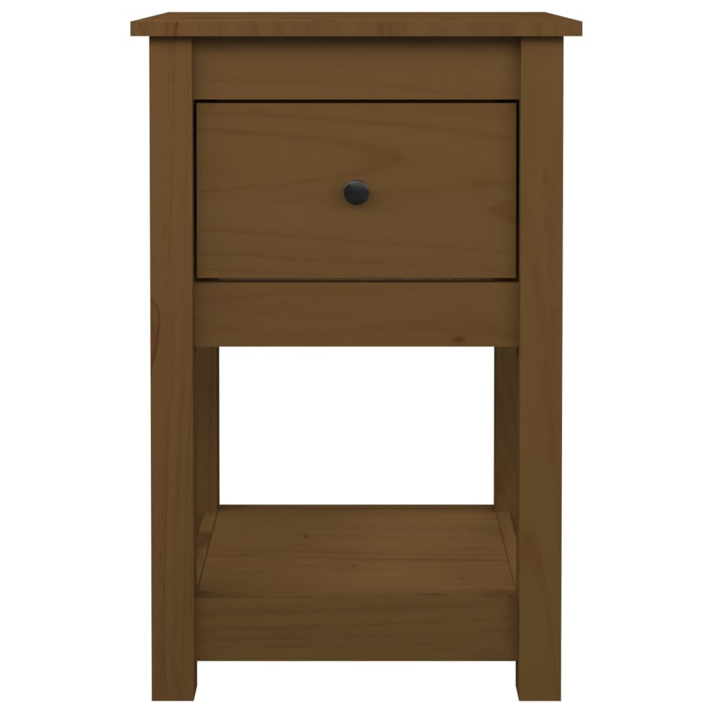 vidaXL Bedside Cabinets 2 pcs Honey Brown 40x35x61.5cm Solid Wood Pine