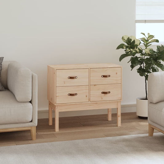 vidaXL Console Cabinet 90x40x78 cm Solid Wood Pine