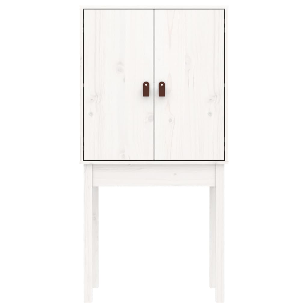 vidaXL Highboard White 60x40x120 cm Solid Wood Pine