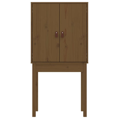 vidaXL Highboard Honey Brown 60x40x120 cm Solid Wood Pine
