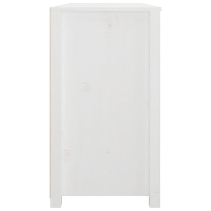 vidaXL Side Cabinet White 100x40x72 cm Solid Wood Pine