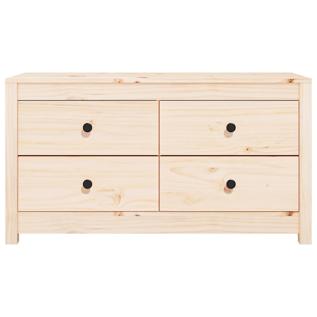 vidaXL Side Cabinet 100x40x54 cm Solid Wood Pine