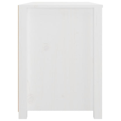 vidaXL Side Cabinet White 100x40x54 cm Solid Wood Pine