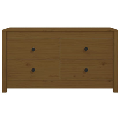 vidaXL Side Cabinet Honey Brown 100x40x54 cm Solid Wood Pine