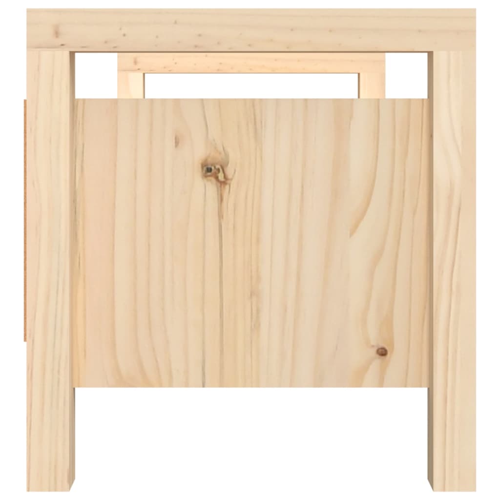 vidaXL Hall Bench 80x40x43 cm Solid Wood Pine