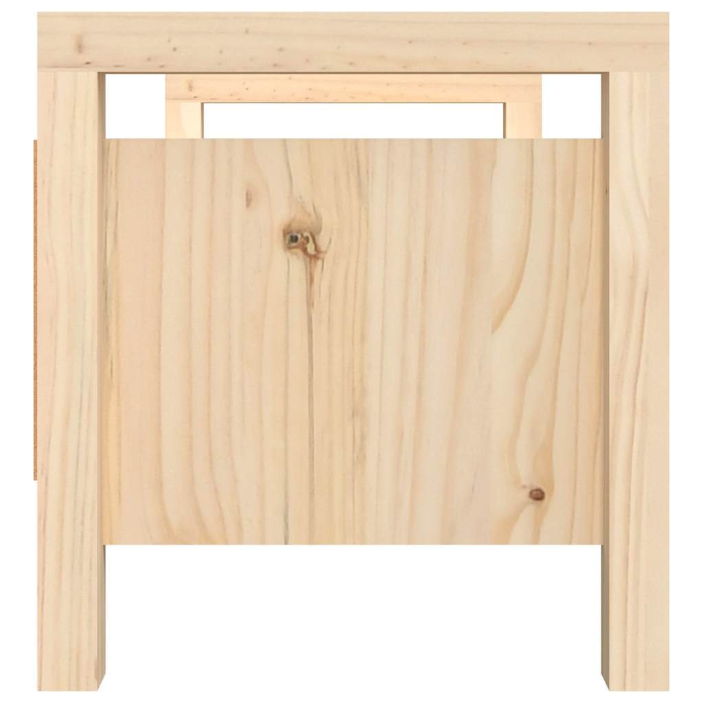 vidaXL Hall Bench 80x40x43 cm Solid Wood Pine