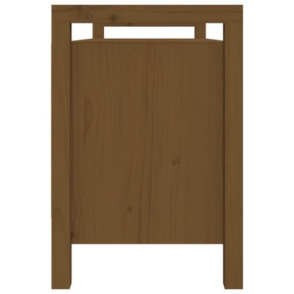 vidaXL Hall Bench Honey Brown 110x40x60 cm Solid Wood Pine