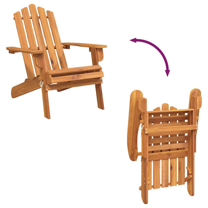 vidaXL Garden Adirondack Chairs 2 pcs Solid Wood Acacia