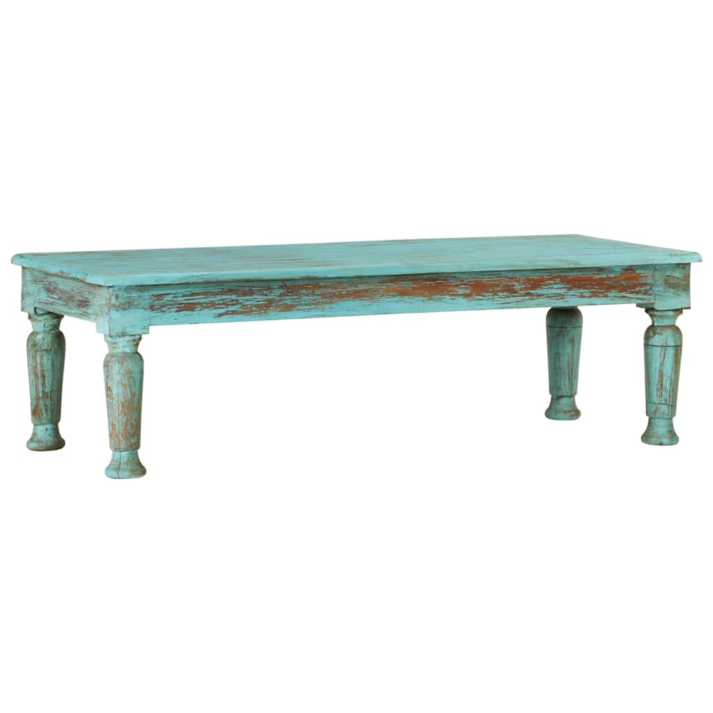 vidaXL Coffee Table 110x50x34 cm Solid Wood Reclaimed