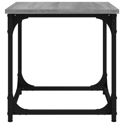 vidaXL Side Table Grey Sonoma 40x40x40 cm Engineered Wood