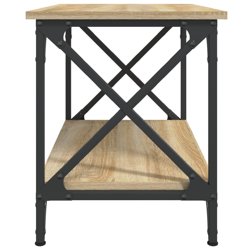 vidaXL Side Table Sonoma Oak 55x38x45 cm Engineered Wood