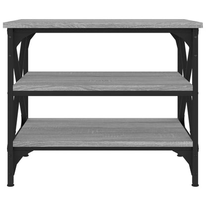 vidaXL Side Table Grey Sonoma 55x38x45 cm Engineered Wood