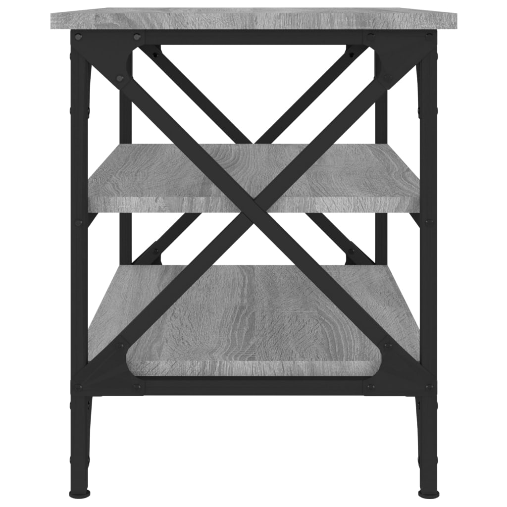 vidaXL Side Table Grey Sonoma 55x38x45 cm Engineered Wood