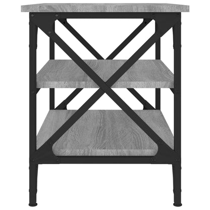 vidaXL Side Table Grey Sonoma 55x38x45 cm Engineered Wood