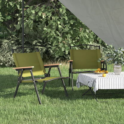 vidaXL Camping Chair | Set of 2 | Green