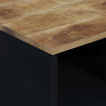 vidaXL Coffee Table 80x50x40 cm Solid Wood Mango&Engineered Wood