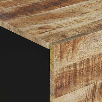 vidaXL Coffee Table 80x50x40 cm Solid Wood Mango&Engineered Wood